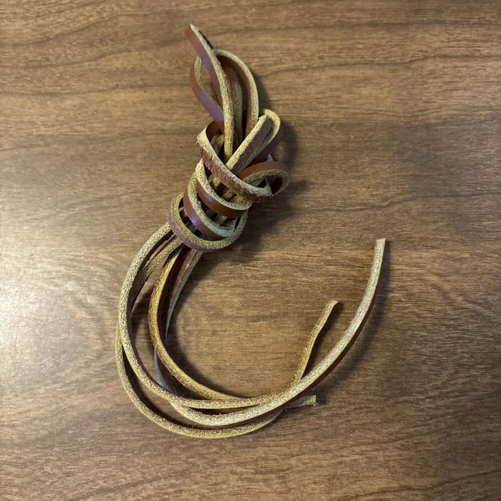 Odd Lot Leather Cords Various Lengths And Colors 8 Cords Crafting Projects